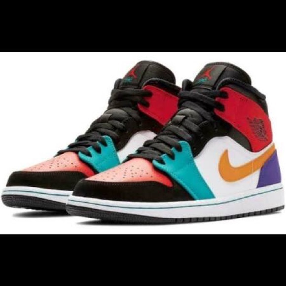 Jordan Other - Air Jordan 1 Mid Multicolored Sneaker